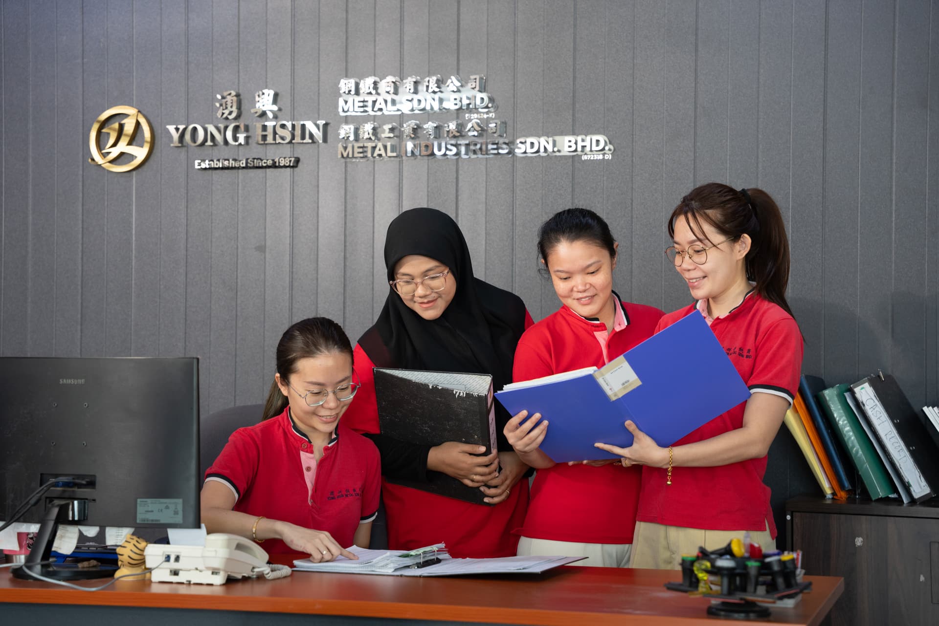 Yong Hsin Metal factory and steel warehouse in Sungai Petani, Kedah